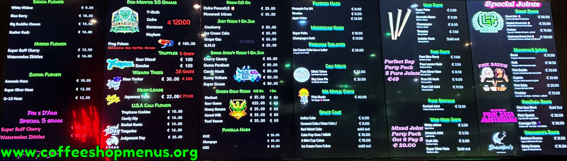 menu picture